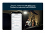 Smartphone displaying Arlo Secure app with a 3000 Lumen floodlight and adjustable brightness levels, shown in a home setting.
