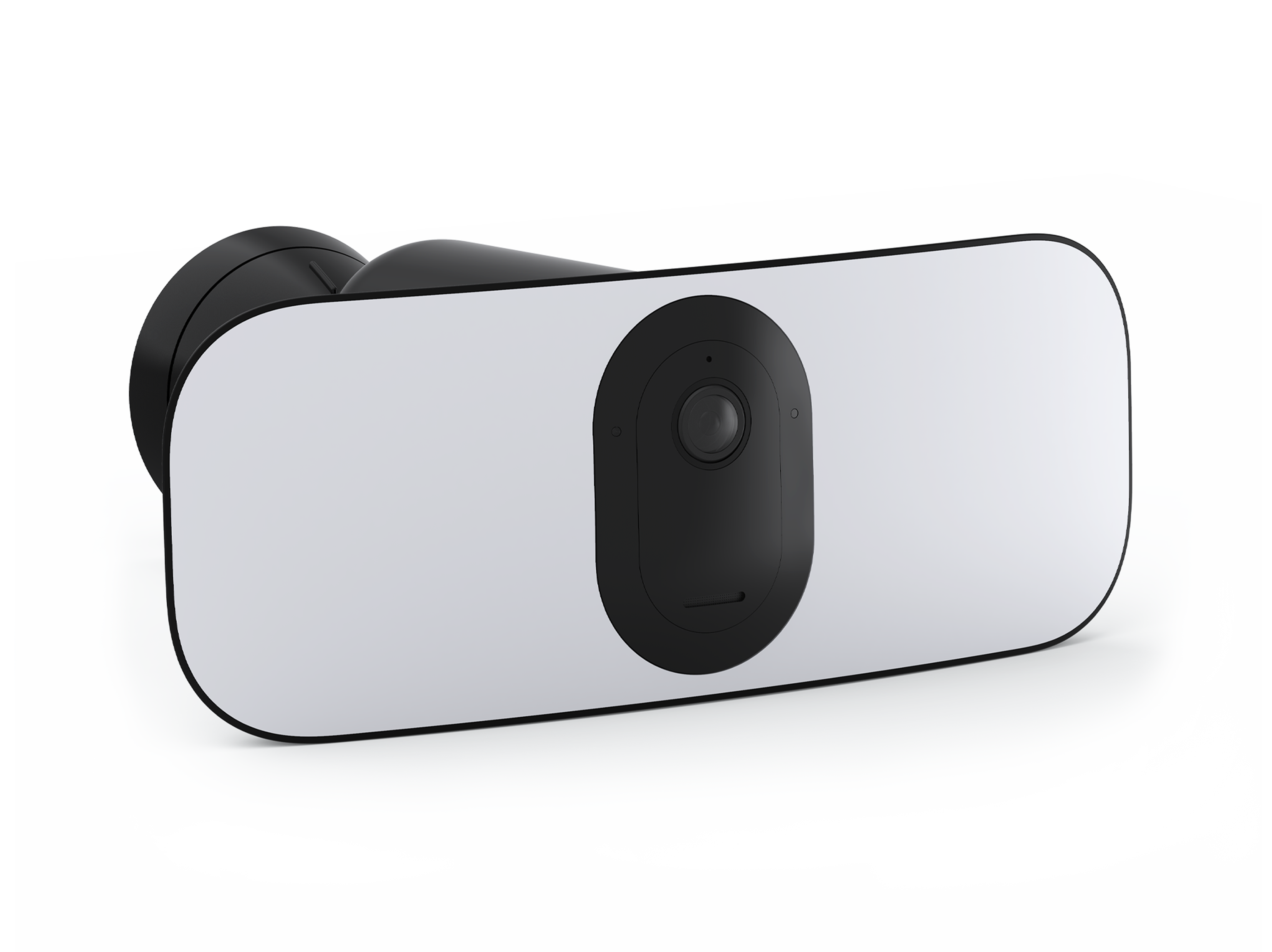 Arlo Wireless Floodlight in black facing right